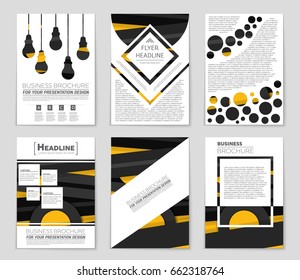 Abstract vector layout background set. For art template design, list, front page, mockup brochure theme style, banner, idea, cover, booklet, print, flyer, book, blank, card, ad, sign, sheet,, a4