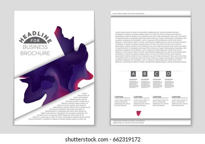 Abstract vector layout background set. For art template design, list, front page, mockup brochure theme style, banner, idea, cover, booklet, print, flyer, book, blank, card, ad, sign, sheet,, a4.