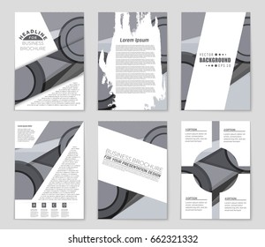 Abstract vector layout background set. For art template design, list, front page, mockup brochure theme style, banner, idea, cover, booklet, print, flyer, book, blank, card, ad, sign, sheet,, a4