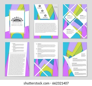 Abstract vector layout background set. For art template design, list, front page, mockup brochure theme style, banner, idea, cover, booklet, print, flyer, book, blank, card, ad, sign, sheet,, a4