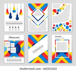 Abstract vector layout background set. For art template design, list, front page, mockup brochure theme style, banner, idea, cover, booklet, print, flyer, book, blank, card, ad, sign, sheet,, a4