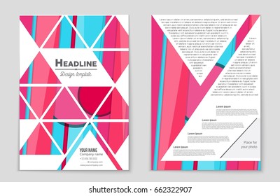 Abstract vector layout background set. For art template design, list, front page, mockup brochure theme style, banner, idea, cover, booklet, print, flyer, book, blank, card, ad, sign, sheet,, a4