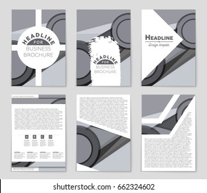 Abstract vector layout background set. For art template design, list, front page, mockup brochure theme style, banner, idea, cover, booklet, print, flyer, book, blank, card, ad, sign, sheet,, a4