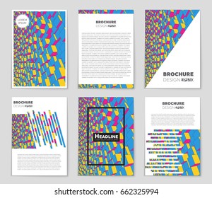 Abstract vector layout background set. For art template design, list, front page, mockup brochure theme style, banner, idea, cover, booklet, print, flyer, book, blank, card, ad, sign, sheet,, a4