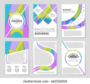 Abstract vector layout background set. For art template design, list, front page, mockup brochure theme style, banner, idea, cover, booklet, print, flyer, book, blank, card, ad, sign, sheet,, a4