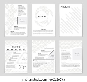 Abstract vector layout background set. For art template design, list, front page, mockup brochure theme style, banner, idea, cover, booklet, print, flyer, book, blank, card, ad, sign, sheet,, a4
