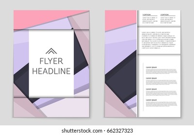 Abstract vector layout background set. For art template design, list, front page, mockup brochure theme style, banner, idea, cover, booklet, print, flyer, book, blank, card, ad, sign, sheet,, a4