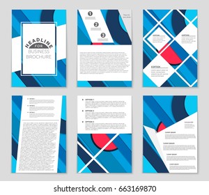 Abstract vector layout background set. For art template design, list, front page, mockup brochure theme style, banner, idea, cover, booklet, print, flyer, book, blank, card, ad, sign, sheet,, a4.