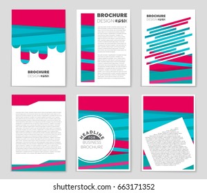 Abstract vector layout background set. For art template design, list, front page, mockup brochure theme style, banner, idea, cover, booklet, print, flyer, book, blank, card, ad, sign, sheet,, a4.