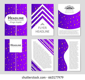 Abstract vector layout background set. For art template design, list, front page, mockup brochure theme style, banner, idea, cover, booklet, print, flyer, book, blank, card, ad, sign, sheet,, a4.