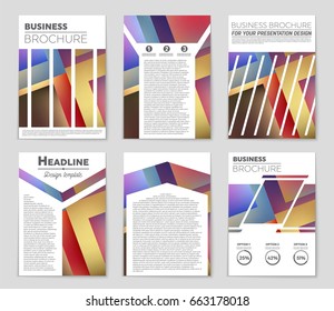 Abstract vector layout background set. For art template design, list, front page, mockup brochure theme style, banner, idea, cover, booklet, print, flyer, book, blank, card, ad, sign, sheet,, a4.