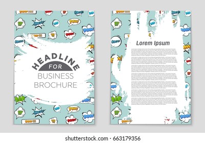 Abstract vector layout background set. For art template design, list, front page, mockup brochure theme style, banner, idea, cover, booklet, print, flyer, book, blank, card, ad, sign, sheet,, a4