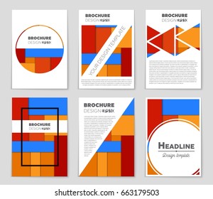 Abstract vector layout background set. For art template design, list, front page, mockup brochure theme style, banner, idea, cover, booklet, print, flyer, book, blank, card, ad, sign, sheet,, a4.