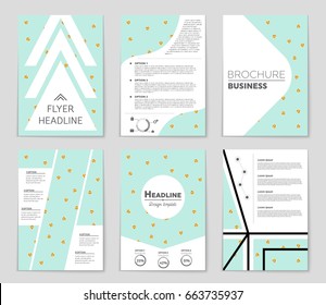 Abstract vector layout background set. For art template design, list, front page, mockup brochure theme style, banner, idea, cover, booklet, print, flyer, book, blank, card, ad, sign, sheet,, a4.