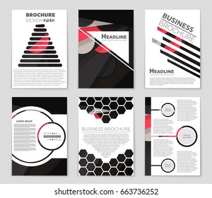 Abstract vector layout background set. For art template design, list, front page, mockup brochure theme style, banner, idea, cover, booklet, print, flyer, book, blank, card, ad, sign, sheet,, a4.