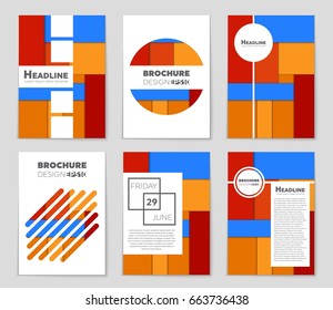 Abstract vector layout background set. For art template design, list, front page, mockup brochure theme style, banner, idea, cover, booklet, print, flyer, book, blank, card, ad, sign, sheet,, a4.