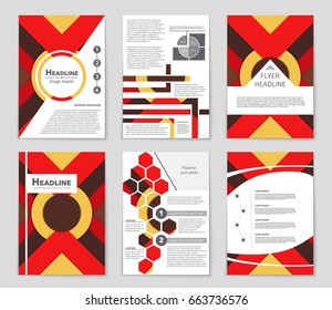 Abstract vector layout background set. For art template design, list, front page, mockup brochure theme style, banner, idea, cover, booklet, print, flyer, book, blank, card, ad, sign, sheet,, a4.