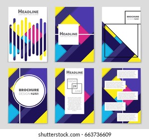 Abstract vector layout background set. For art template design, list, front page, mockup brochure theme style, banner, idea, cover, booklet, print, flyer, book, blank, card, ad, sign, sheet,, a4.