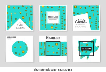 Abstract vector layout background set. For art template design, list, front page, mockup brochure theme style, banner, idea, cover, booklet, print, flyer, book, blank, card, ad, sign, sheet,, a4.