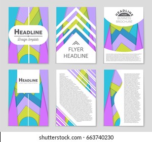 Abstract vector layout background set. For art template design, list, front page, mockup brochure theme style, banner, idea, cover, booklet, print, flyer, book, blank, card, ad, sign, sheet,, a4.