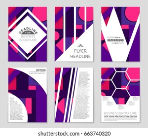 Abstract vector layout background set. For art template design, list, front page, mockup brochure theme style, banner, idea, cover, booklet, print, flyer, book, blank, card, ad, sign, sheet,, a4.
