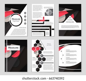 Abstract vector layout background set. For art template design, list, front page, mockup brochure theme style, banner, idea, cover, booklet, print, flyer, book, blank, card, ad, sign, sheet,, a4.