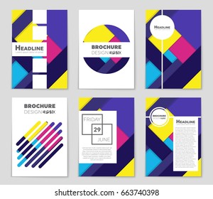 Abstract vector layout background set. For art template design, list, front page, mockup brochure theme style, banner, idea, cover, booklet, print, flyer, book, blank, card, ad, sign, sheet,, a4.