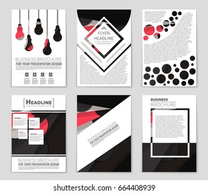 Abstract vector layout background set. For art template design, list, front page, mockup brochure theme style, banner, idea, cover, booklet, print, flyer, book, blank, card, ad, sign, sheet,, a4.
