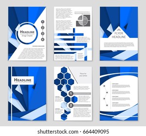 Abstract vector layout background set. For art template design, list, front page, mockup brochure theme style, banner, idea, cover, booklet, print, flyer, book, blank, card, ad, sign, sheet,, a4.