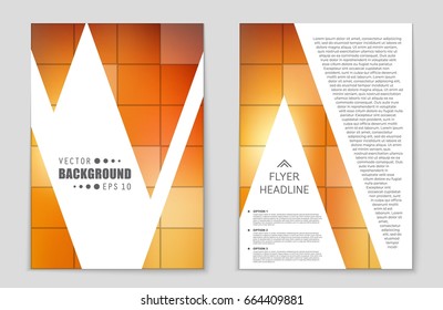 Abstract vector layout background set. For art template design, list, front page, mockup brochure theme style, banner, idea, cover, booklet, print, flyer, book, blank, card, ad, sign, sheet,, a4.