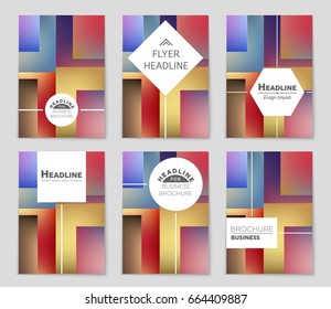 Abstract vector layout background set. For art template design, list, front page, mockup brochure theme style, banner, idea, cover, booklet, print, flyer, book, blank, card, ad, sign, sheet,, a4.