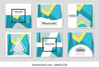 Abstract vector layout background set. For art template design, list, front page, mockup brochure theme style, banner, idea, cover, booklet, print, flyer, book, blank, card, ad, sign, sheet,, a4.