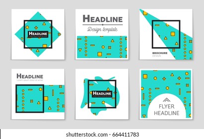 Abstract vector layout background set. For art template design, list, front page, mockup brochure theme style, banner, idea, cover, booklet, print, flyer, book, blank, card, ad, sign, sheet,, a4.