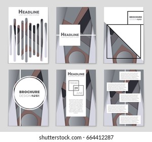 Abstract vector layout background set. For art template design, list, front page, mockup brochure theme style, banner, idea, cover, booklet, print, flyer, book, blank, card, ad, sign, sheet,, a4.