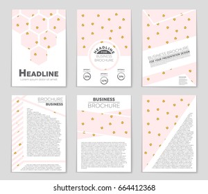 Abstract vector layout background set. For art template design, list, front page, mockup brochure theme style, banner, idea, cover, booklet, print, flyer, book, blank, card, ad, sign, sheet,, a4.