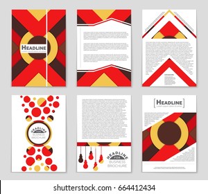 Abstract vector layout background set. For art template design, list, front page, mockup brochure theme style, banner, idea, cover, booklet, print, flyer, book, blank, card, ad, sign, sheet,, a4.