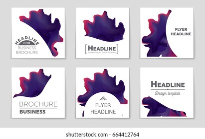 Abstract vector layout background set. For art template design, list, front page, mockup brochure theme style, banner, idea, cover, booklet, print, flyer, book, blank, card, ad, sign, sheet,, a4.