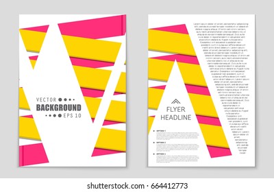 Abstract vector layout background set. For art template design, list, front page, mockup brochure theme style, banner, idea, cover, booklet, print, flyer, book, blank, card, ad, sign, sheet,, a4.