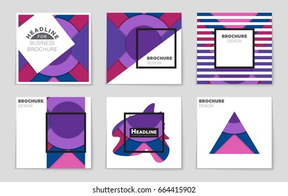 Abstract vector layout background set. For art template design, list, front page, mockup brochure theme style, banner, idea, cover, booklet, print, flyer, book, blank, card, ad, sign, sheet,, a4.