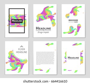 Abstract vector layout background set. For art template design, list, front page, mockup brochure theme style, banner, idea, cover, booklet, print, flyer, book, blank, card, ad, sign, sheet,, a4.