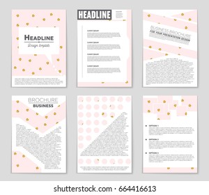 Abstract vector layout background set. For art template design, list, front page, mockup brochure theme style, banner, idea, cover, booklet, print, flyer, book, blank, card, ad, sign, sheet,, a4.