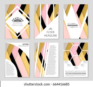 Abstract vector layout background set. For art template design, list, front page, mockup brochure theme style, banner, idea, cover, booklet, print, flyer, book, blank, card, ad, sign, sheet,, a4.