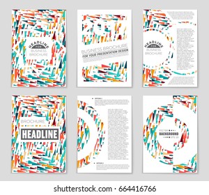 Abstract vector layout background set. For art template design, list, front page, mockup brochure theme style, banner, idea, cover, booklet, print, flyer, book, blank, card, ad, sign, sheet,, a4.