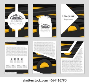 Abstract vector layout background set. For art template design, list, front page, mockup brochure theme style, banner, idea, cover, booklet, print, flyer, book, blank, card, ad, sign, sheet,, a4.