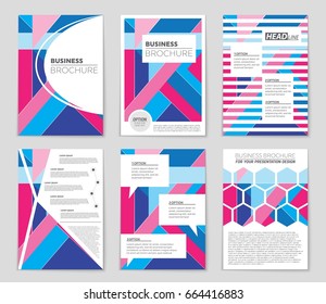 Abstract vector layout background set. For art template design, list, front page, mockup brochure theme style, banner, idea, cover, booklet, print, flyer, book, blank, card, ad, sign, sheet,, a4.