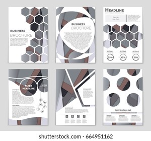 Abstract vector layout background set. For art template design, list, front page, mockup brochure theme style, banner, idea, cover, booklet, print, flyer, book, blank, card, ad, sign, sheet,, a4.