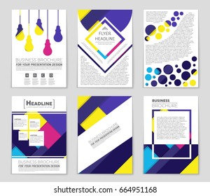 Abstract vector layout background set. For art template design, list, front page, mockup brochure theme style, banner, idea, cover, booklet, print, flyer, book, blank, card, ad, sign, sheet,, a4.