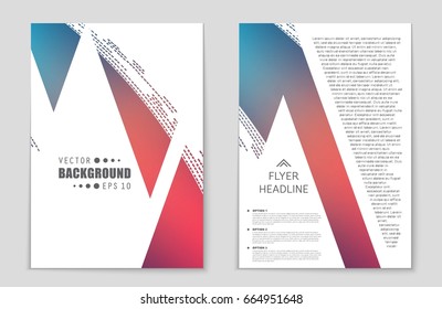 Abstract vector layout background set. For art template design, list, front page, mockup brochure theme style, banner, idea, cover, booklet, print, flyer, book, blank, card, ad, sign, sheet,, a4.