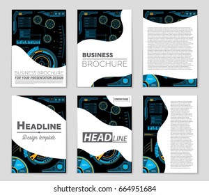 Abstract vector layout background set. For art template design, list, front page, mockup brochure theme style, banner, idea, cover, booklet, print, flyer, book, blank, card, ad, sign, sheet,, a4
