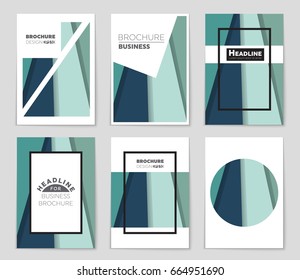 Abstract vector layout background set. For art template design, list, front page, mockup brochure theme style, banner, idea, cover, booklet, print, flyer, book, blank, card, ad, sign, sheet,, a4.